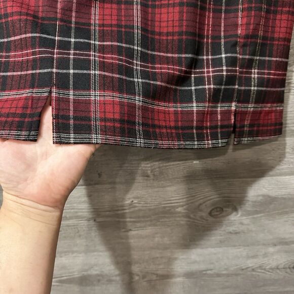 Eyeshadow Skirt Bundle Of 2 Plaid A-Line Vented Mini Juniors Women Size 1 - Picture 3 of 14